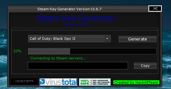 steam serial key generator